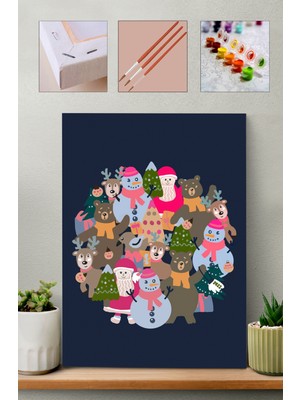 Carmen Sayılarla Boyama Seti - Yılbaşı Şenliği