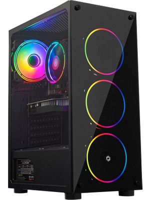 Gameline RTX27 Ryzen 5 5500 32GB Ddr4 1tb SSD RTX3060 12GB 23.6"curved Oyuncu Masaüstü Bilgisayar