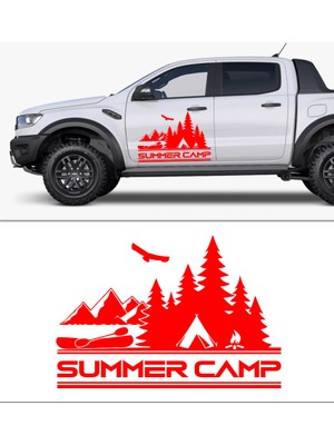 Melek Pazarı Yazı Tercihli, Yaz Kapı Sticker, Kamp Karavan STICKER-S1743