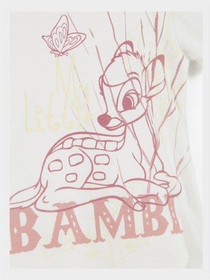Disney Bambi Lisanslı Kız Bebek Body Alt ve Şapka 3'lü Set 20820