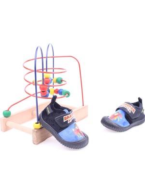 Gezer 03085 Erkek Bebek  Günlük Cırtlı Panduf Ayakkabı