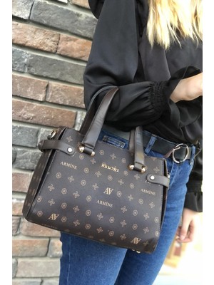 Armine 172 Baskılı Kadın El & Omuz Çantası