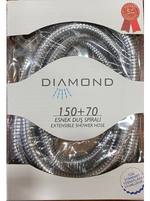 Diamond Esnek Duş Spirali 150+70