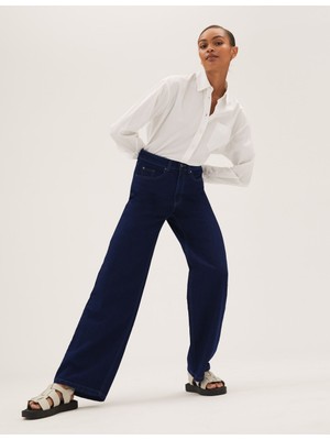 Marks & Spencer Wide Leg Kadın Jean