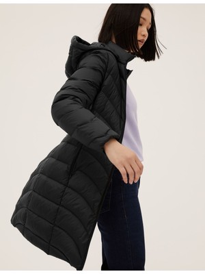 Marks & Spencer Stormwear™ Kapüşonlu Puffer Şişme Mont