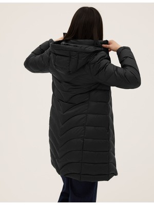 Marks & Spencer Stormwear™ Kapüşonlu Puffer Şişme Mont