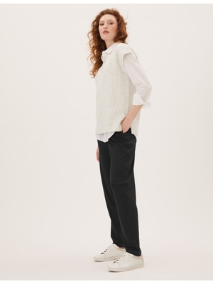 Marks & Spencer Tapered Fit Örme Pantolon