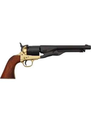 Denix Usa 1860 Army Revolver 1/1 Ölçek Reprodüksiyon Koleksiyon Obje
