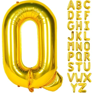 Patladı Gitti Folyo Harf Balon Gold 16 Inç 36 cm