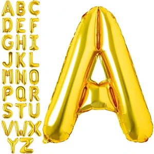 Patladı Gitti Folyo Harf Balon Gold 16 Inç 36 cm