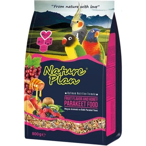 Nature Plan Paraket Sultan Cennet Papaganı Yemi 800 gr x 5 Adet