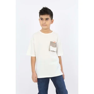 Toontoy Kids Erkek Çocuk Göğsü Cepli Tişört10