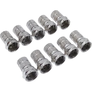 F Konnektör Çanak Anten Uydu Kablosu Soketi Ucu Uç Jakı F Ef  Jack  10 Adet