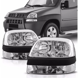 Fiat Doblo Sağ + Sol Ön Far Lambası Takımı Manuel 2001--2005