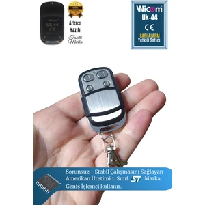 EC Shop Sarı Alarm Universal Akıllı Öğrenebilen Garaj Kepenk Otopark Bariyer Kumandası 433 Mhz ( 1. Kalite