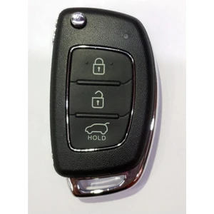 Hyundai Accent - I20 - I30 Sustalı Kumanda Kabı 3 Buton Orijinal Logolu TOY48