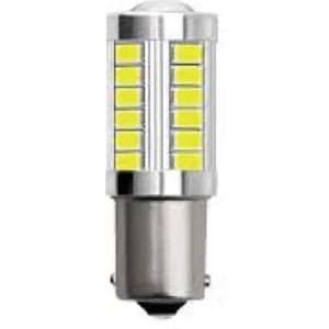 EC Shop Taz Mercekli 12V 93 LED Ampul 33 Ledli Beyaz Smd Tek Duy Geri Vites Veya Park Ledi (2'li Paket)