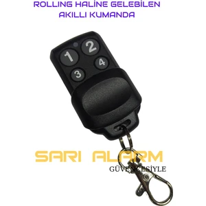 EC Shop Sarı Alarm Rolling (Nice, Bft, Hiland, Faac Vb) Olabilen Fıx Akıllı Kumanda Garaj Kepenk Bariyer Ku