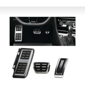 EC Shop Şenyıldız Aksesuar Seat Leon ve Fr Otomatik Geçmeli Krom Pedal Seti 2013 ve 2020 Arası Uyumludur
