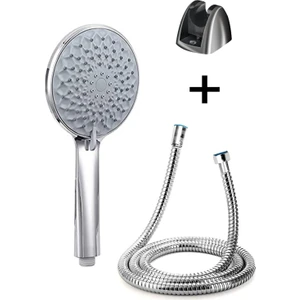 Kaşbaşı Home 5 Fonksiyonlu Banyo Duş Başlığı Seti L Mafsal Ve 1,5 Metre  Hortum Seti