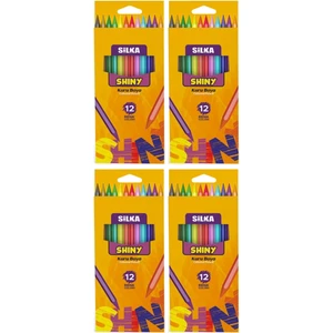 Shıny Tam Boy Kuru Boya Kalemi 12'li x 4 Adet