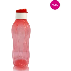 Suluk Plastik Tupperware 750 ml Kırmızı Kolay Kapak