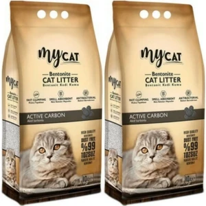 My Cat Mycat Aktif Karbon Topaklaşan Bentonit Kedi Kumu X2 Adet