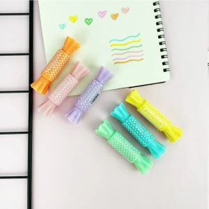 Kırtasiye Şeker Şekilli 6lı Fosforlu Kalem Seti