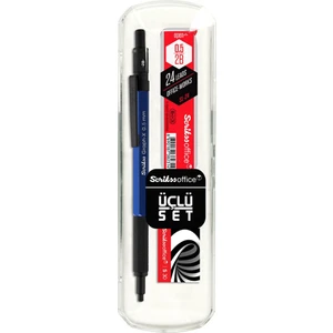 Graph-X Metal Versatil Kalem Seti 0.5 mm Mavi