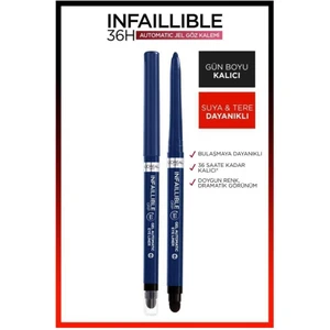 L'Oréal Paris Infaillable Automatic Jel Göz Kalemi Mavi X2