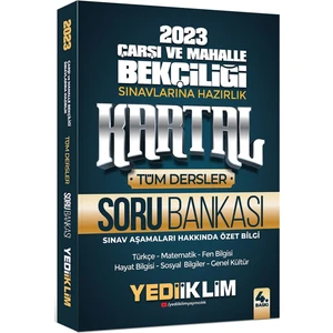 Yediiklim Yayınları 2023 Çarşı ve Mahalle Bekçiliği Sınavlarına Hazırlık Kartal Soru Bankası