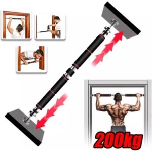 Teknoclass Uzun Süngerli Barfix Çubuğu Demiri Barfiks Çubuğu Koridor Barfiks Barı 80 - 130 cm Arası