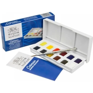 Winsor & Newton Winsor Newton Winsor & Newton Cotman Sketchers` Pocket Box 1/2 Tablet Sulu Boya 12 Renk