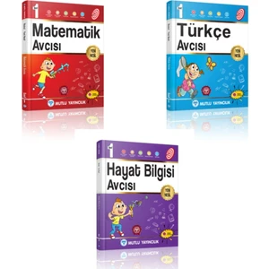 Mutlu Yayıncılık Avcı 1. Sınıf Matematik -Türkçe-Hayat Bilgisi Avcı Seti