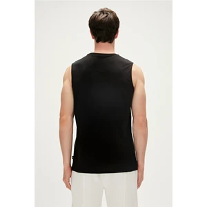 Bad Bear Siyah Erkek Kolsuz T-Shirt Desenli Nefes Alabilir Kumaş ile Günlük Kullanım