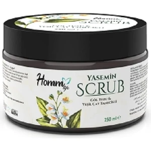Bitkisel Yaseminli Yeşil Çaylı Bitki Tanecikli Scrub 250 ml