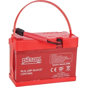 12 Volt 7 Amper Akü Kısa Kablo