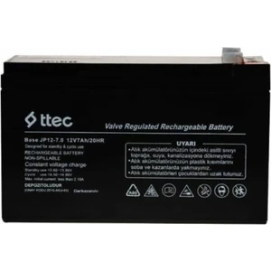 Ttec 12V 7AH-20HR Bakımsız Kuru Akü 2kg Ups Uyumlu Akü Ttec