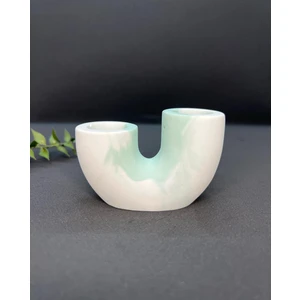 Gamy Crafts U Beton Şamdan / Mumluk Dekoratif Şamdan Tasarım Şamdan / Dekoratif Mumluk