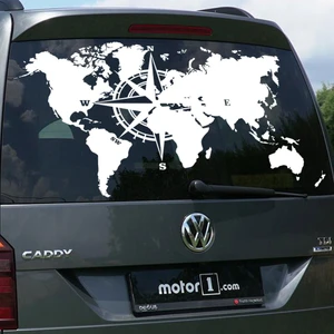 Melek Pazarı Dünya Pusula Off Road Karavan STICKER-S1787