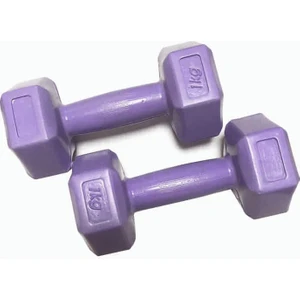 1 kg Plastik Dambıl Set 2 Adet