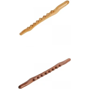 2 Paket Ahşap Gua Sha Sha Surpraping Masaj Aracı (Yurt Dışından)