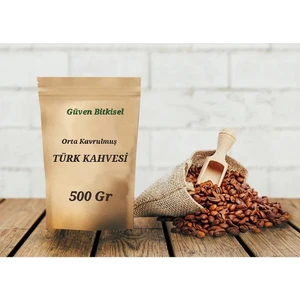 Güven Bitkisel Taze Çekilmiş Türk Kahvesi Orta Kavrulmuş 500 gr