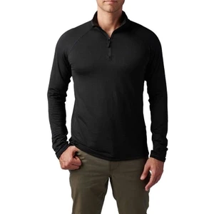 5.11 Stratos 1/4 Kısa Fermuar Sweat Siyah