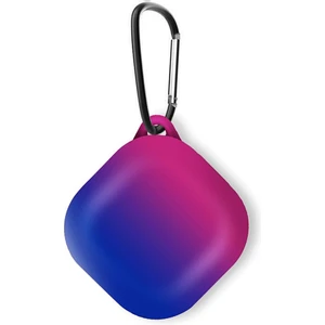 Samsung Galaxy Buds Live Kılıf Degrade Rubber Pembe Mavi