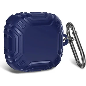 Samsung Galaxy Buds 2 Kılıf Military Darbe Emici + Askılık Lacivert