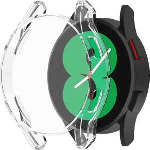Samsung Galaxy Watch 4 44MM Kılıf 360 Full Round Soft Silicone Şeffaf