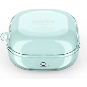 Samsung Galaxy Buds Pro Kılıf Askı Aparatlı Tranparan Silikon Mavi