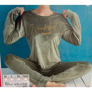 Kadın Kadife Pamuklu Ikili Takım