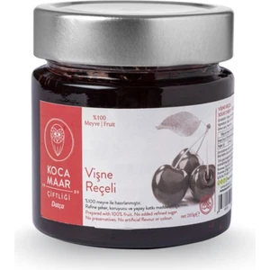 Kocamaar Çiftliği Vişne Reçeli (Rafine Şeker İlavesiz) 265 gr